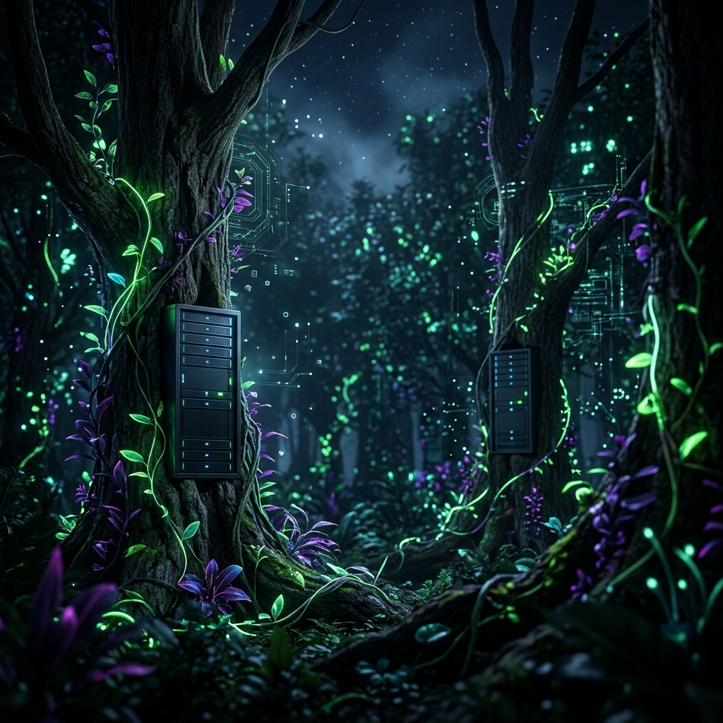 Bosque Digital Bioluminiscente